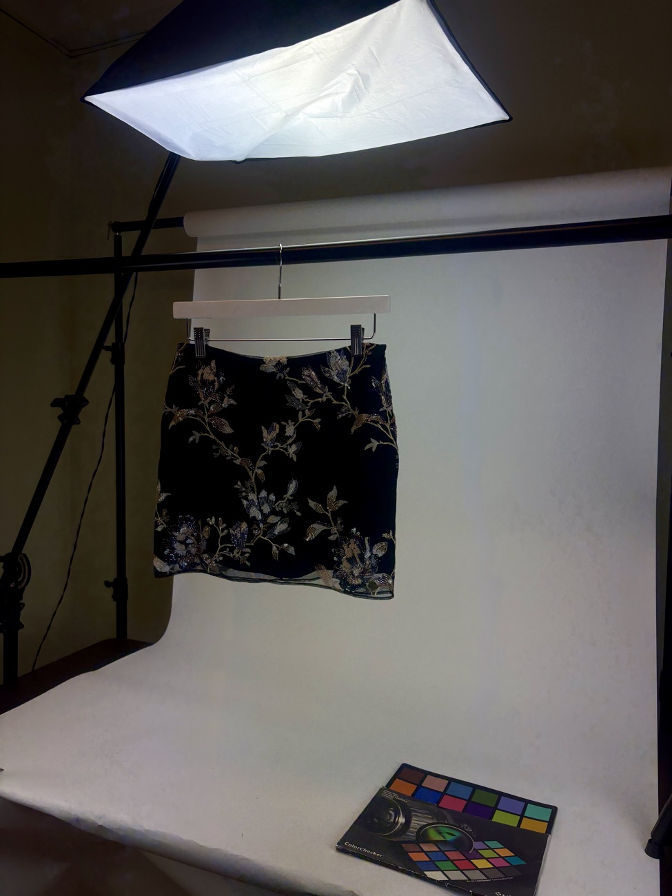 Finished piece photographed in studio
